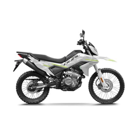 CFMOTO 250DUAL monipuolinen adventure-pyörä, valkoinen