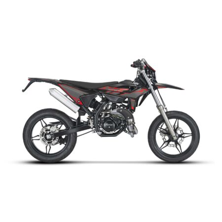 Beta RR 50 2T Motard MY26, musta-puna – supermoto mopo