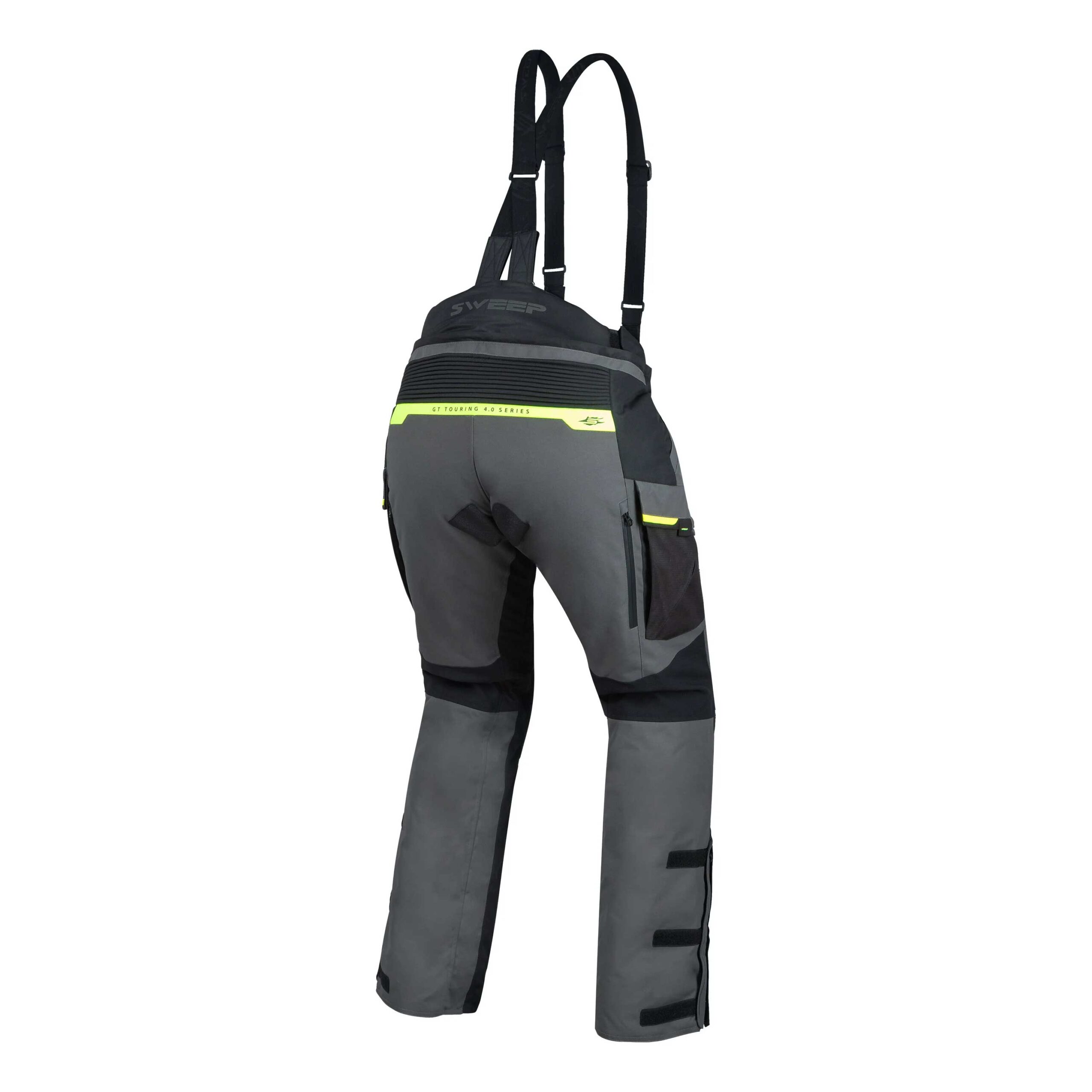 Sweep GT Touring 4.0 ajohousut, musta / harmaa / keltainen - Image 2