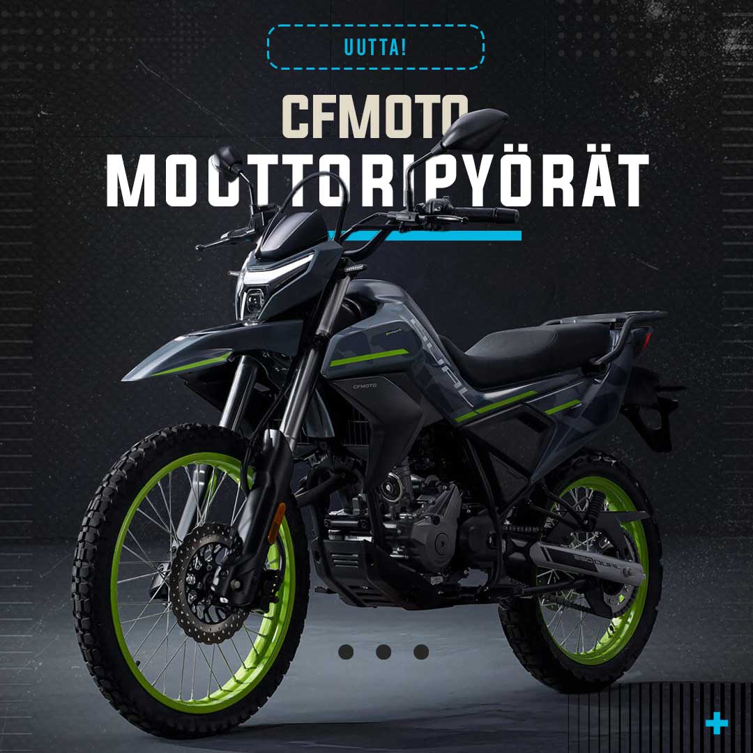 CFMOTO moottoripyörien huolto ja jälleenmyynti Motoboxilla