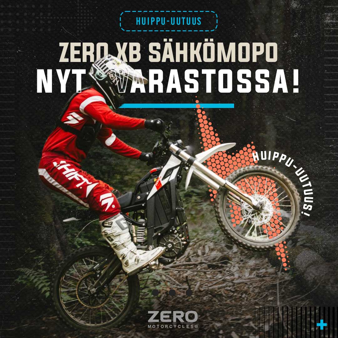 Zero XB sähkömopo varastossa
