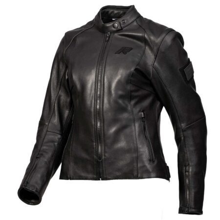 Rukka BlockRaceRina naisten nahkainen ajotakki, musta