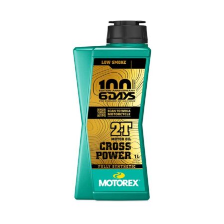 Motorex Cross Power 2T LTD 6DAYS 1L täyssynteettinen 2T-öljy