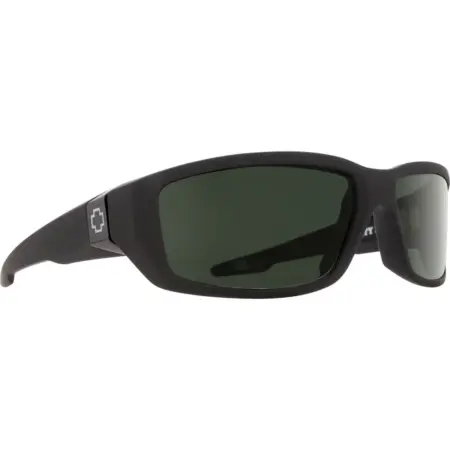 Spy Dirty Mo aurinkolasit Black Soft Matte, linssi: Grey Green