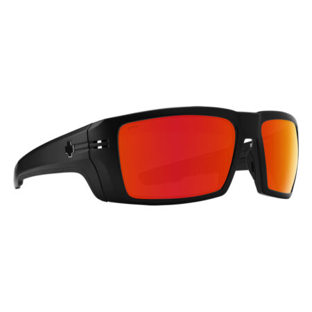 Spy Rebar ANSI aurinkolasit Matte Black, linssi: Happy Bronze Red Mirror