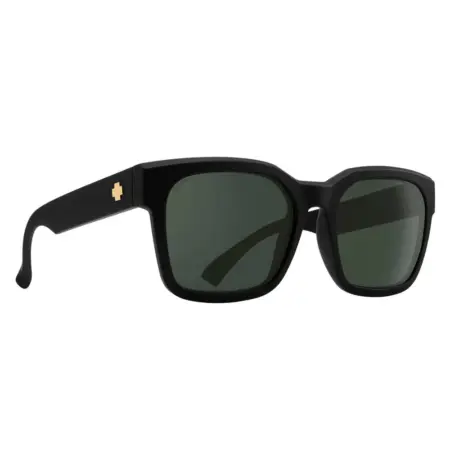 Spy Dessa aurinkolasit Soft Matte Black, linssi: Happy Gray Green