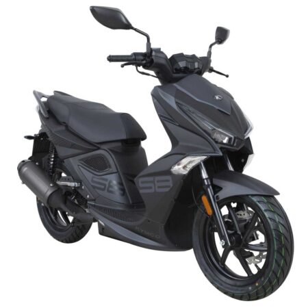 KYMCO Super 8 R 50cc skootteri, musta