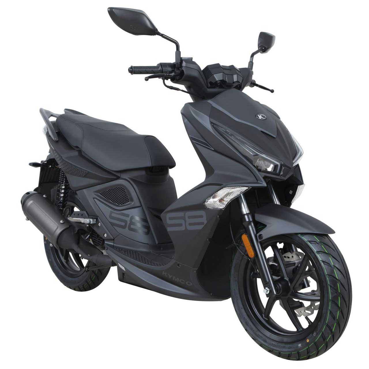 KYMCO Super 8 R 50cc skootteri, musta