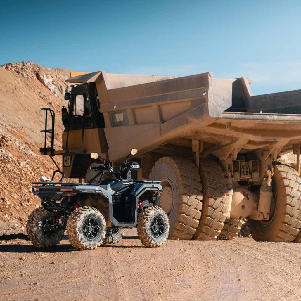 CFMOTO CFORCE C5 mönkijä, Gedanite Grey (pitkä malli) - Image 3