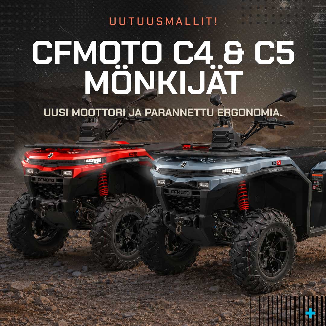 Uudet CFMOTO CFORCE C4 ja C5 mönkijät