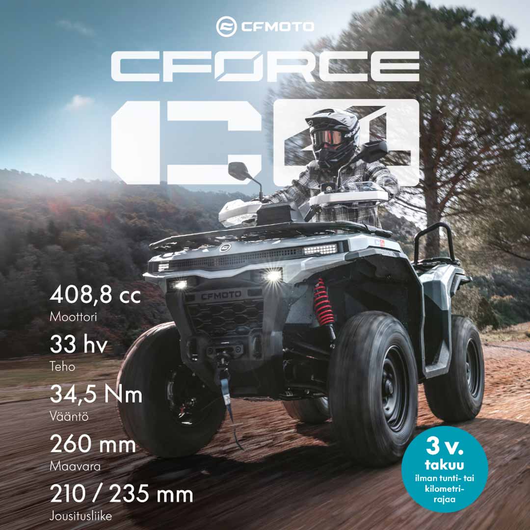 Uusi CFMOTO CFORCE C4 mönkijä