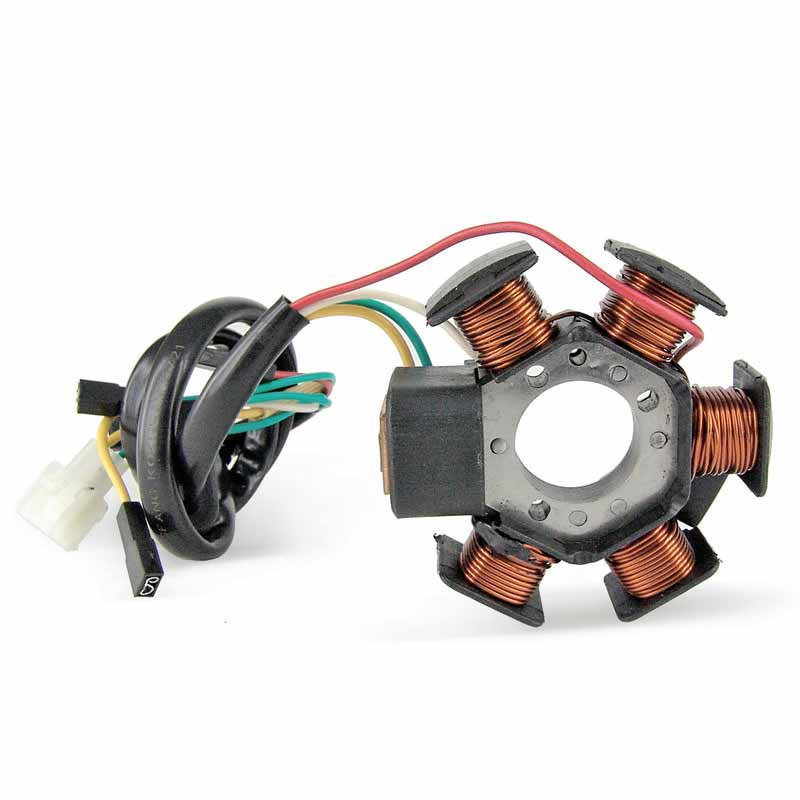 Tec-X staattori Ducati-sytytykselle Minarelli AM6 / Derbi EBE EBS D50B