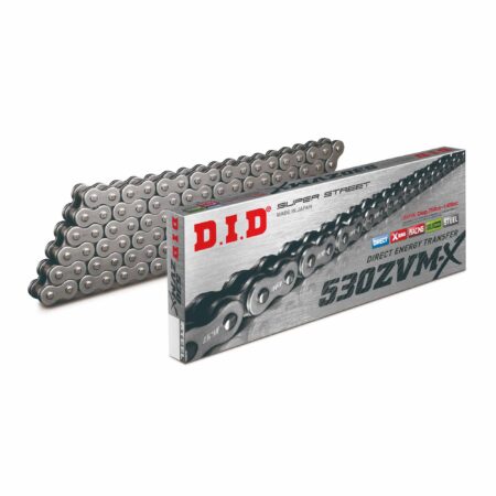 D.I.D 530ZVM-X X-Ring -ketju 530 teräs 104 lenkkiä niittilukolla