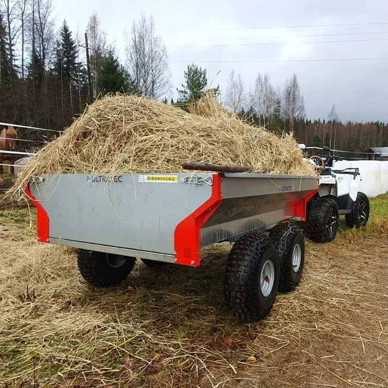Ultratec extra leveä yleislavakärry 1500 mm mönkijälle ja pientraktorille