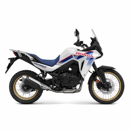 Honda XL750 Transalp adventure-moottoripyörä – 755 cc, 67,5 kW, valkoinen