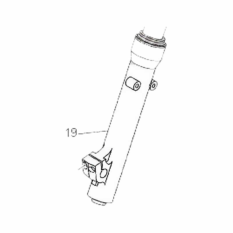 5VKF31360000 - Yamaha Tube, Outer Right
