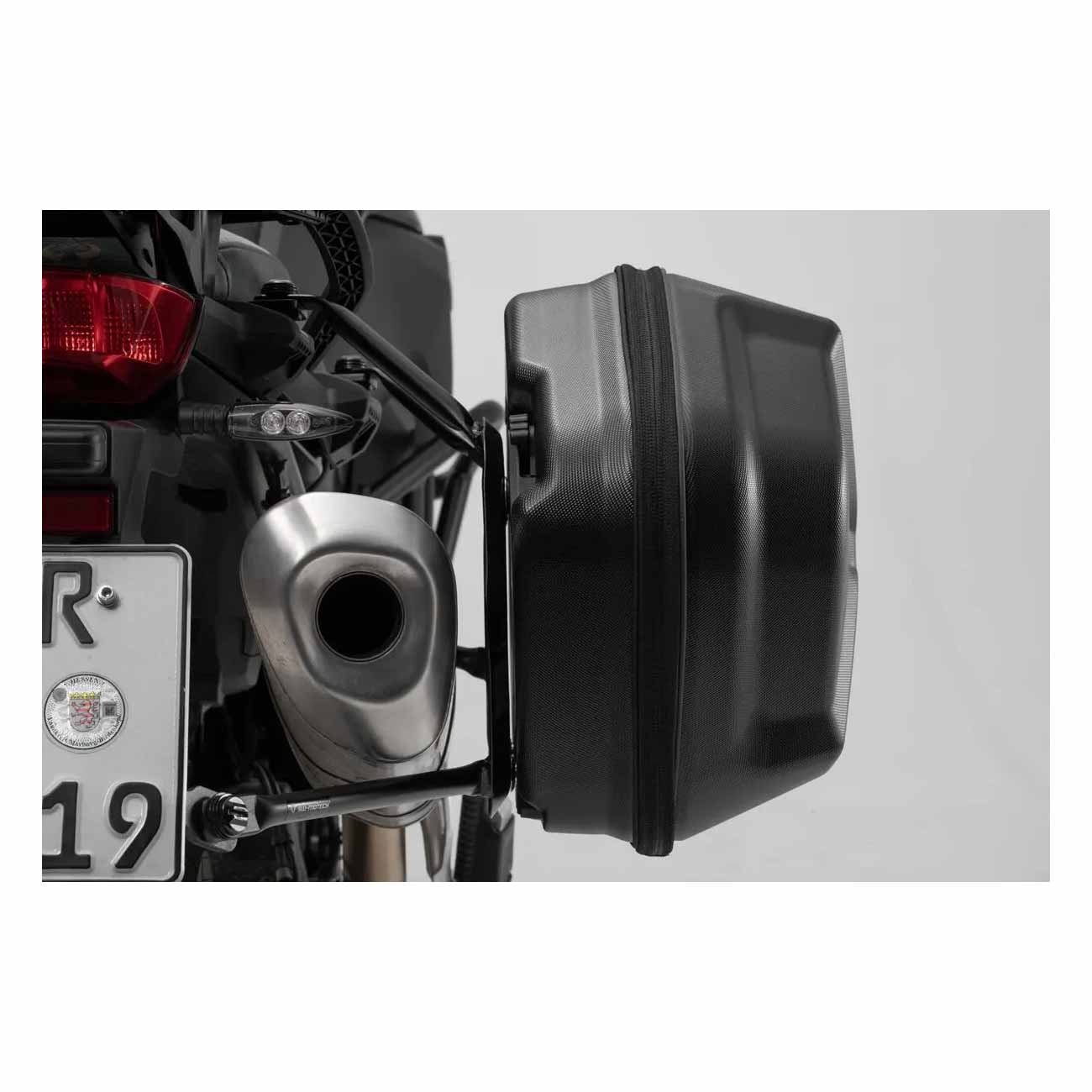 SW-MOTECH AERO ABS sivulaukkusarja 2 x 25 l musta PRO / EVO -telineisiin - Image 2