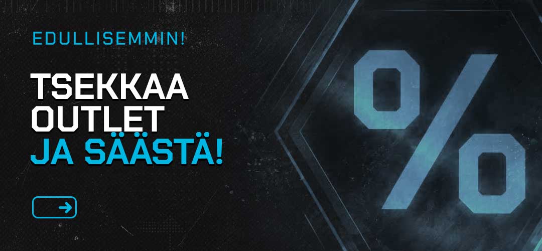 ajovarusteet outletista halvalla