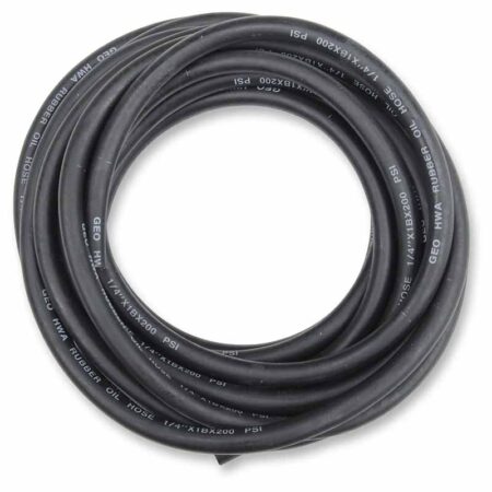 EMGO musta polttoaine- ja öljyletku 9,5 mm x 1 m yleismalli