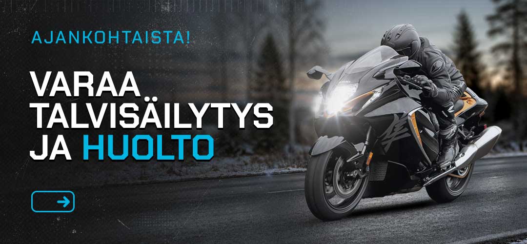 Tuo moottoripyöräsi talvisäilytykseen Motoboxille